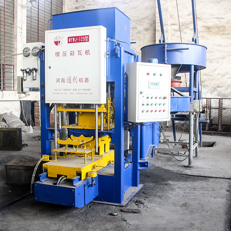 模壓式水泥彩瓦機(jī)用途，工藝流程